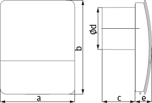 Blauberg Cabrio 100 - Dimensions