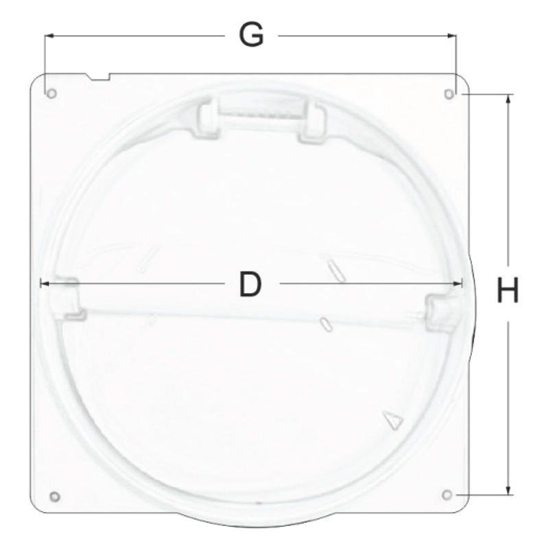 Blauberg Brice 180 - Dimensions