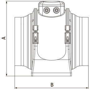 Blauberg Primo EC 200 - Dimensions