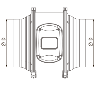 Blauberg Primo EC 200 - Dimensions