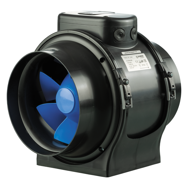 Blauberg Primo EC 200 - Mixed-flow inline fans with EC-motors