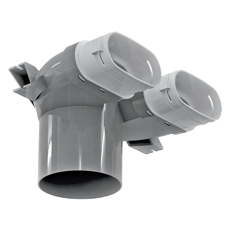 Series Blauberg BlauFast OPZ 52x2 - System 52 - Radial ductwork