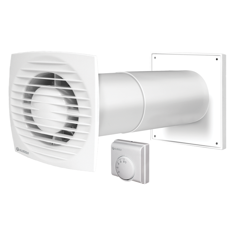 Series Blauberg KIT Bravo-BW - Wall vents with fan - Air inlets