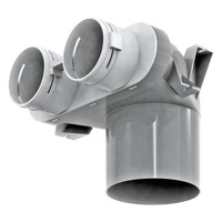 Radial ductwork - Air distribution - Series Blauberg BlauFast RPZ 125/75x2 01
