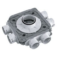 Radial ductwork - Air distribution - Series Blauberg BlauFast SR 125/75x6 50P