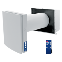 Decentralized HRU for residential buildings - Decentralized ventilation units - Series Blauberg Fresher
