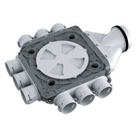 Radial ductwork - Air distribution - Blauberg BlauFast SR 125/63x9 51P